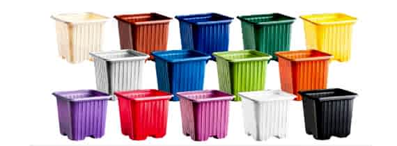 Thermoform  Kare Saksı